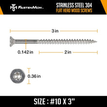 Load image into Gallery viewer, Bulk Pack of 1200 Flat Head Deck Screws - Corrosion-Resistant, Ideal for Wood
