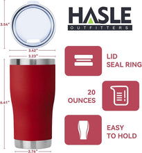 Load image into Gallery viewer, Stylish 20 oz Powder Coated Tumblers - Insulated Drinkware for Travel - 6 Pack