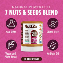 Load image into Gallery viewer, Natural Nut Butter with 7 Nuts &amp; Seeds - Gluten Free, Sugar Free, 12 oz Jar