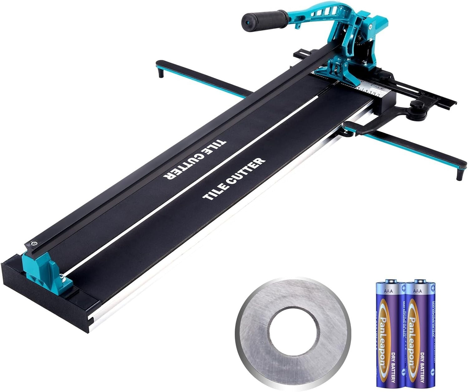 Professional Grade 40-Inch Tile Cutter with Adjustable Rulers - Ergonomic Design