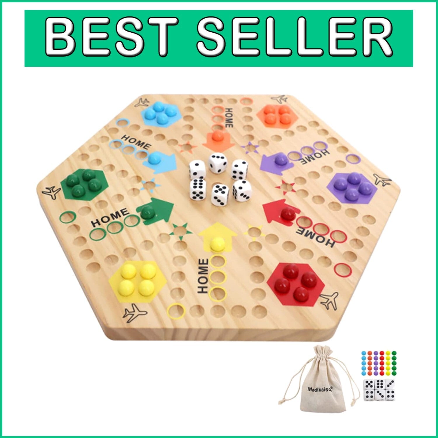 Eco-Friendly Wahoo Board Game - Engaging Strategy Game with Beautiful Packaging