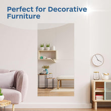 Load image into Gallery viewer, Clear Reflection 12x24 Acrylic Mirrors Set - Shatterproof &amp; Customizable Design