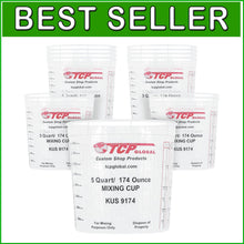 Load image into Gallery viewer, Versatile 174 Oz Mixing Cups - Perfect for Automotive Paints &amp; Crafts, 12 Count