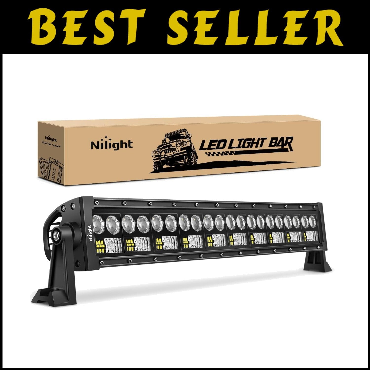 High Performance 150W 22Inch LED Light Bar – 15000 Lumens for Maximum Visibility