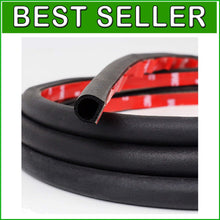 Load image into Gallery viewer, Self-Adhesive 40ft EPDM Rubber Seal Strip for Cars: Waterproof &amp; Shock Absorbing