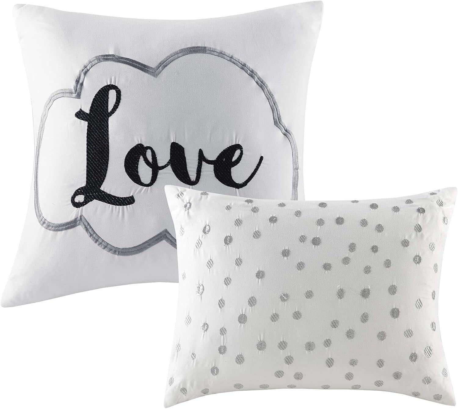 Trendy All-Season 5-Piece Comforter Set with Matching Shams & Decorative Pillows