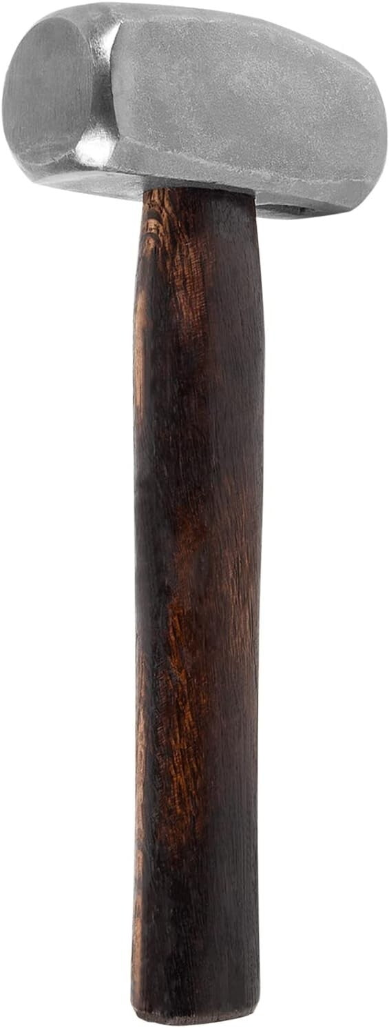 3lb Professional Blacksmith Hammer – Ergonomic Hickory Handle, Alloy Steel Head