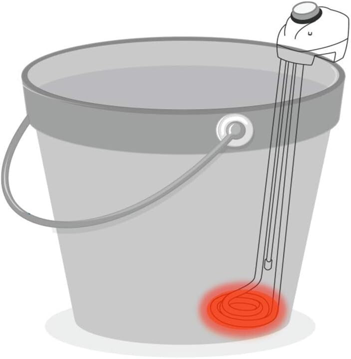 Heavy-Duty 1600W Immersion Heater with Safety Features & User-Friendly Design