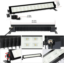 Load image into Gallery viewer, 2 Pack RGB+ Warm White LED Wash Light Bar with Music Sync &amp; Timer Function