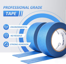 Load image into Gallery viewer, Professional Grade Painters Tape - 10 Rolls Blue Masking Tape, 2" x 55 Yards
