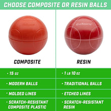 Load image into Gallery viewer, 90mm Premium Resin Bocce Ball Set - Ideal Outdoor Game for Friends &amp; Family
