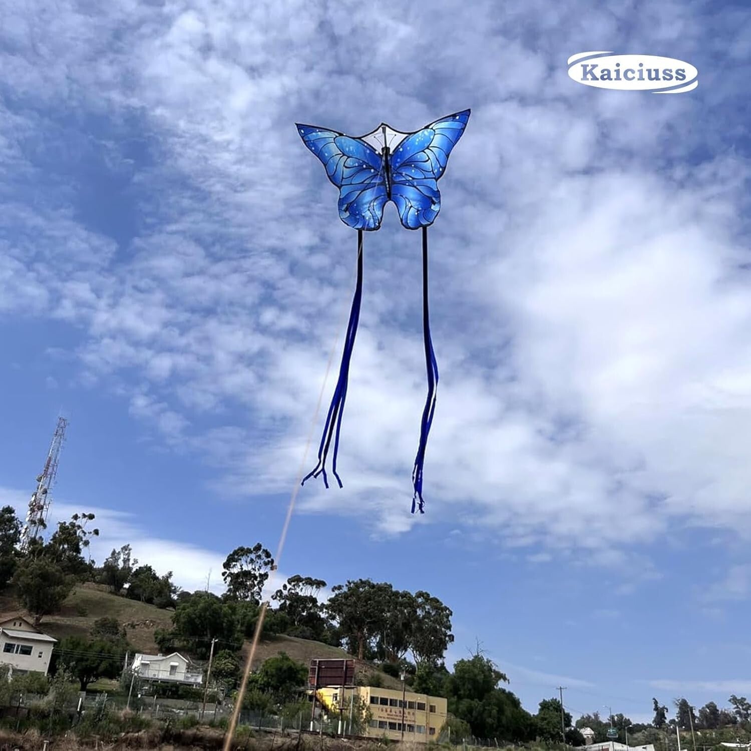 Vibrant Rainbow Butterfly Kites - Perfect for Kids & Beginners, 650ft String