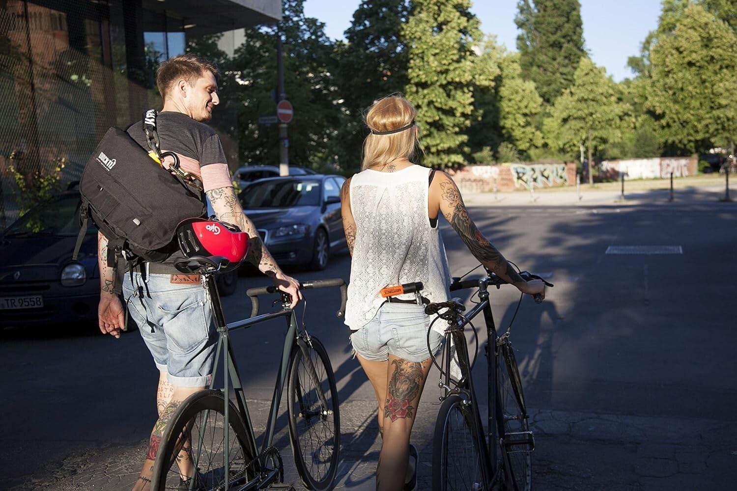 14mm Manganese Steel Chain Lock & 15mm Disc Lock - Anti-Theft Security Solution