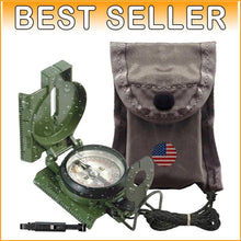 Load image into Gallery viewer, Precision Military Lensatic Compass - Waterproof &amp; Built for Tough Conditions