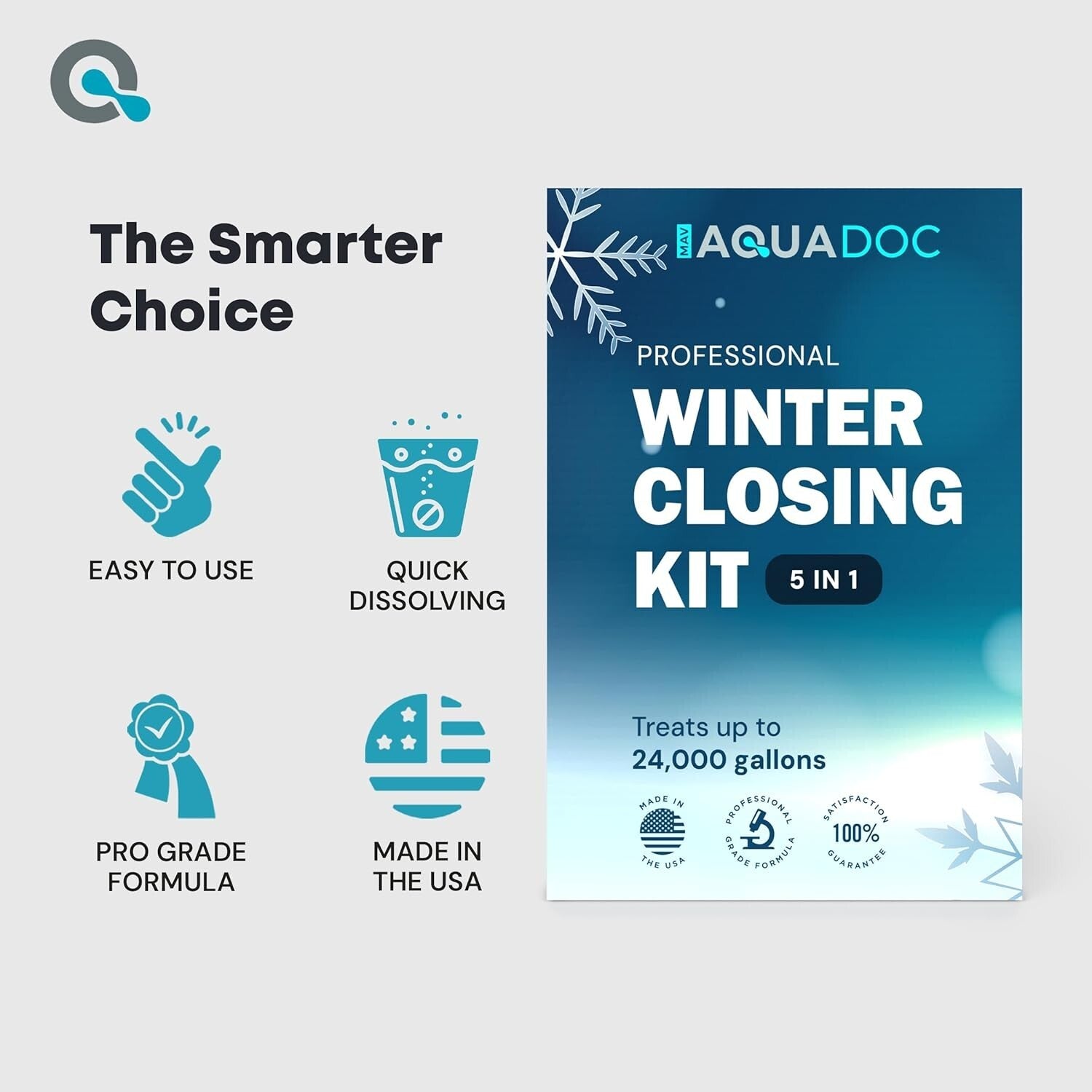 Essential 3-Part Winter Pool Closing Kit - Maintains Water Quality & Clarity