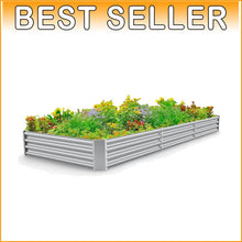 Load image into Gallery viewer, Oversized Metal Planter Raised Bed - Durable 12x4ft Garden Kit for Vegetables