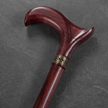 Load image into Gallery viewer, Luxury Hardwood Oak Walking Cane - Adjustable for Height, FSA/HSA Eligible