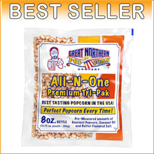 Load image into Gallery viewer, Gourmet Movie Theater 40-Pack Popcorn Kits for 8-Ounce Machines - Hassle-Free