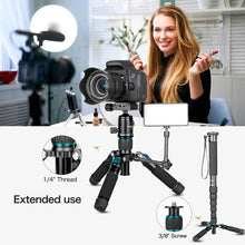 Load image into Gallery viewer, Compact 20"/51cm Mini Tripod with 360° Ball Head &amp; Quick Release for Cameras