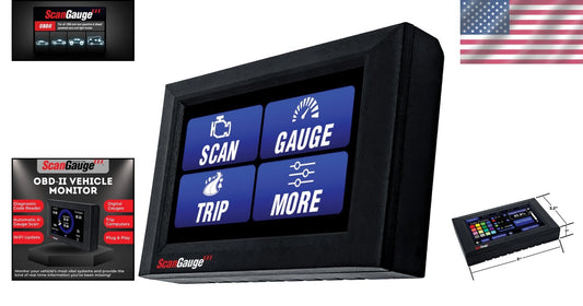 Advanced Touch Screen Code Reader with WiFi Updates – 3-in-1 Digital Gauges