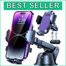 Load image into Gallery viewer, Sturdy Car Phone Holder with Adjustable Arm - Safe, Reliable, and Hands-Free