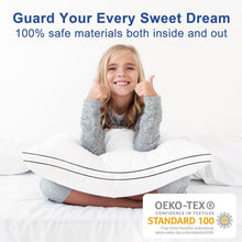 Load image into Gallery viewer, Cool &amp; Fluffy King Size Down Alternative Pillows - 2 Pack for All Sleepers