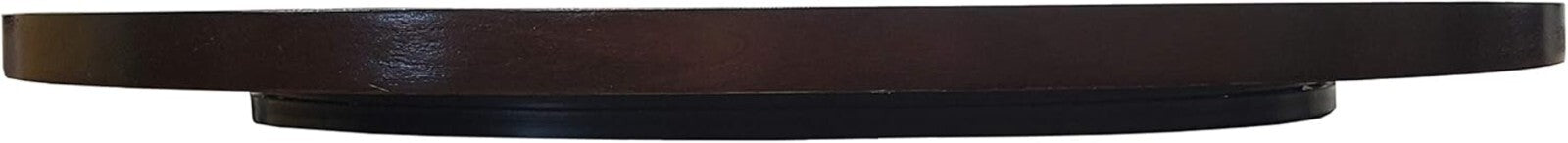Espresso Finish 21-Inch Spinning Lazy Susan for Elegant Dining Experience