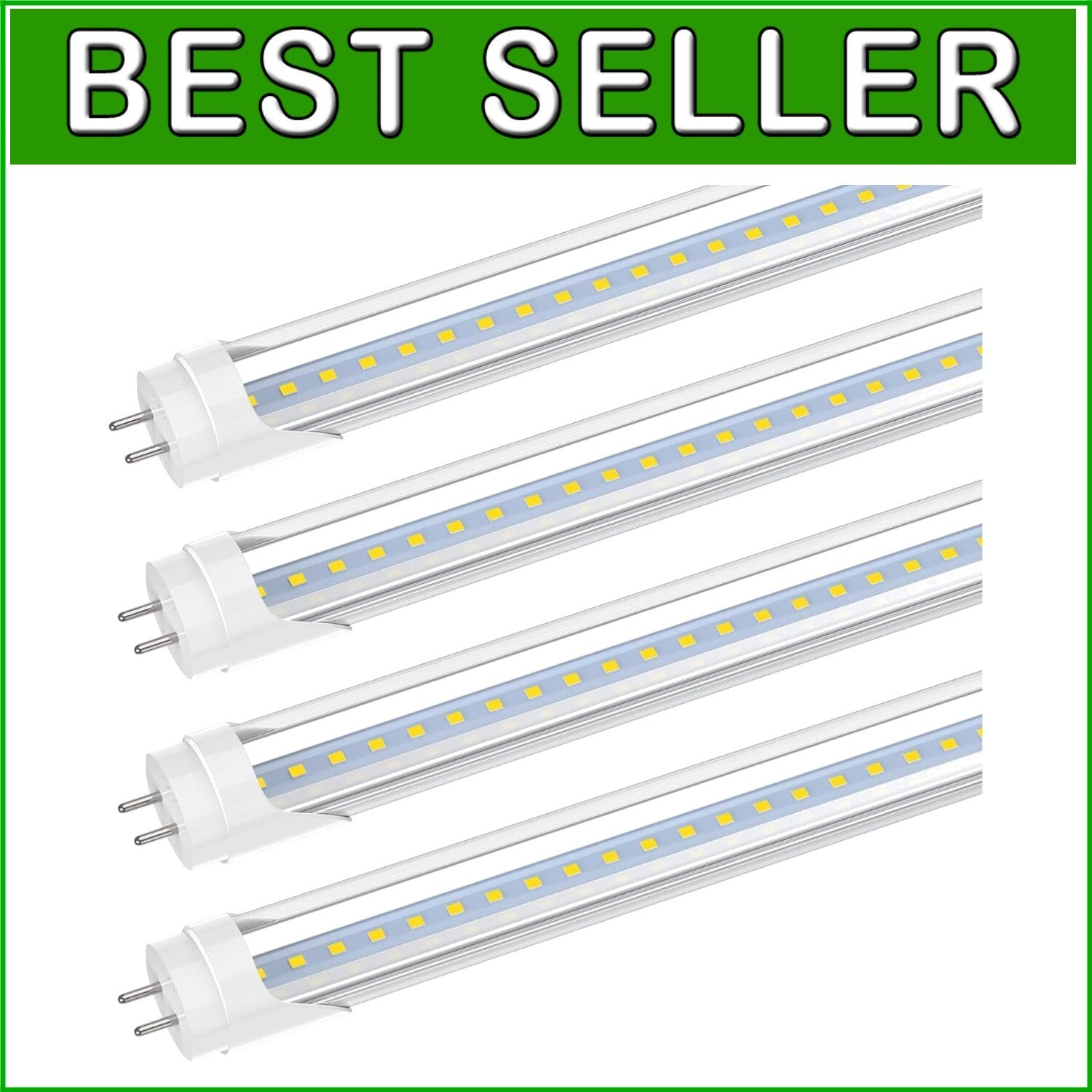 Energy Efficient 3FT LED Light Bulbs 14W, Daylight White 5000K, 4 Pack