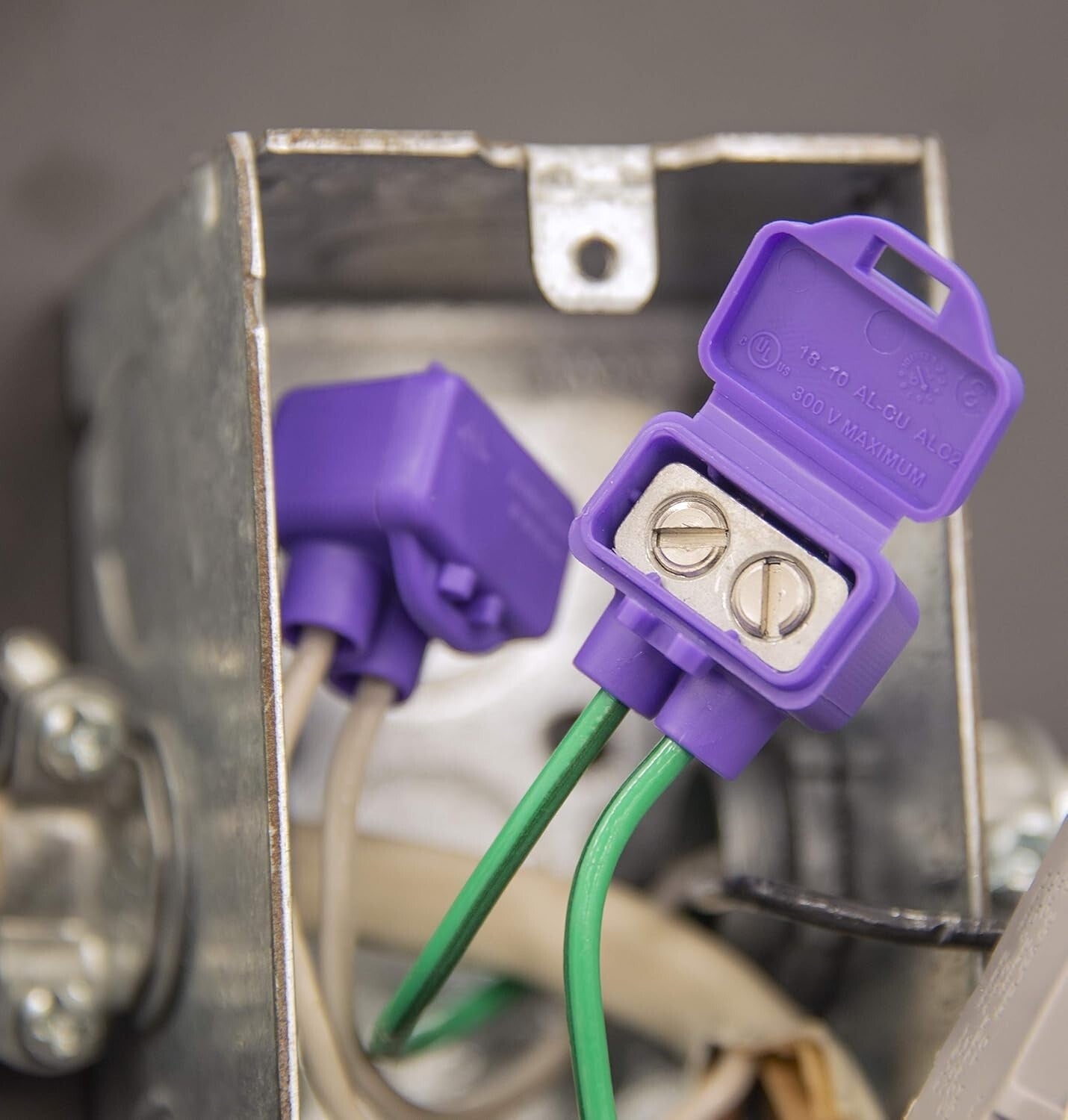 Cost-Effective 25-Pack Purple AlumiConn Connectors for Aluminum Wiring Repairs