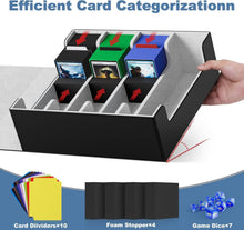 Load image into Gallery viewer, Waterproof Card Deck Case for TCG, MTG with Magnetic Closure, Large Capacity