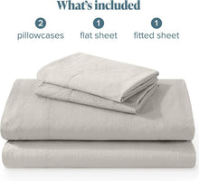 Load image into Gallery viewer, Luxury King Sheet Set - 1800 Ultra-Soft Microfiber, Deep Pockets, Fog Color