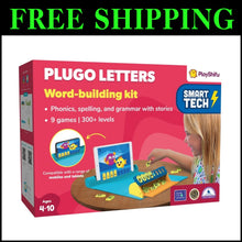 Load image into Gallery viewer, AR Educational Word Game Kit - Plugo Letters with 48 Tiles for Ages 4-10