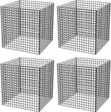 Load image into Gallery viewer, 4-Pack Heavy-Duty Wire Plant Protectors - 14.8" Square Animal Cages