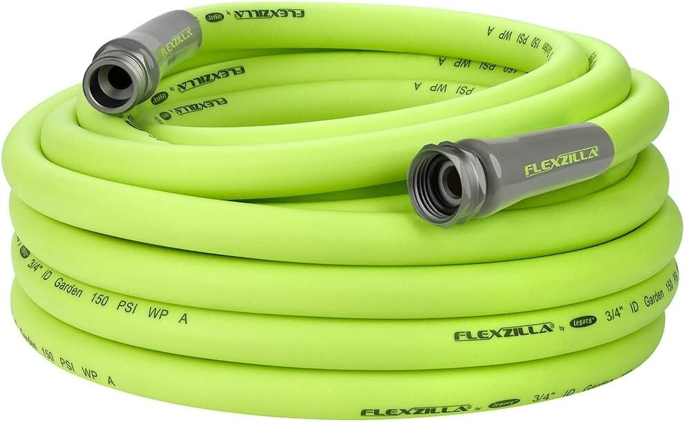 Premium 50 ft. Garden Hose - Drinking Water Safe with Zero Memory - ZillaGreen