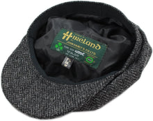 Load image into Gallery viewer, Luxurious Irish Wool Newsboy Cap - Herringbone Design, Ideal for Any Occasion