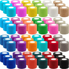 Load image into Gallery viewer, Multi-Purpose 72 Roll Set of 2 Inch Self-Stick Bandage Wrap - Latex Material