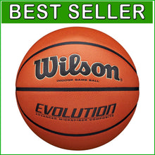 Load image into Gallery viewer, High-Performance Evolution Indoor Basketball Size 5, 6, 7 - Unisex Design