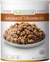 Load image into Gallery viewer, Long Shelf Life Freeze-Dried Sausage in #10 Can | USA-Made &amp; Natural Ingredients
