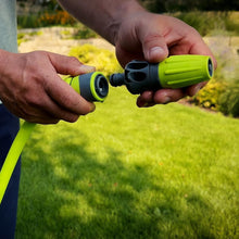 Load image into Gallery viewer, ZillaGreen 50ft Hybrid Polymer Garden Hose Kit with Quick Connect Attachments