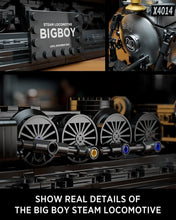 Load image into Gallery viewer, Elegant 1,818 Piece Articulated Steam Train Model - Gift Boxed &amp; Ready to Build