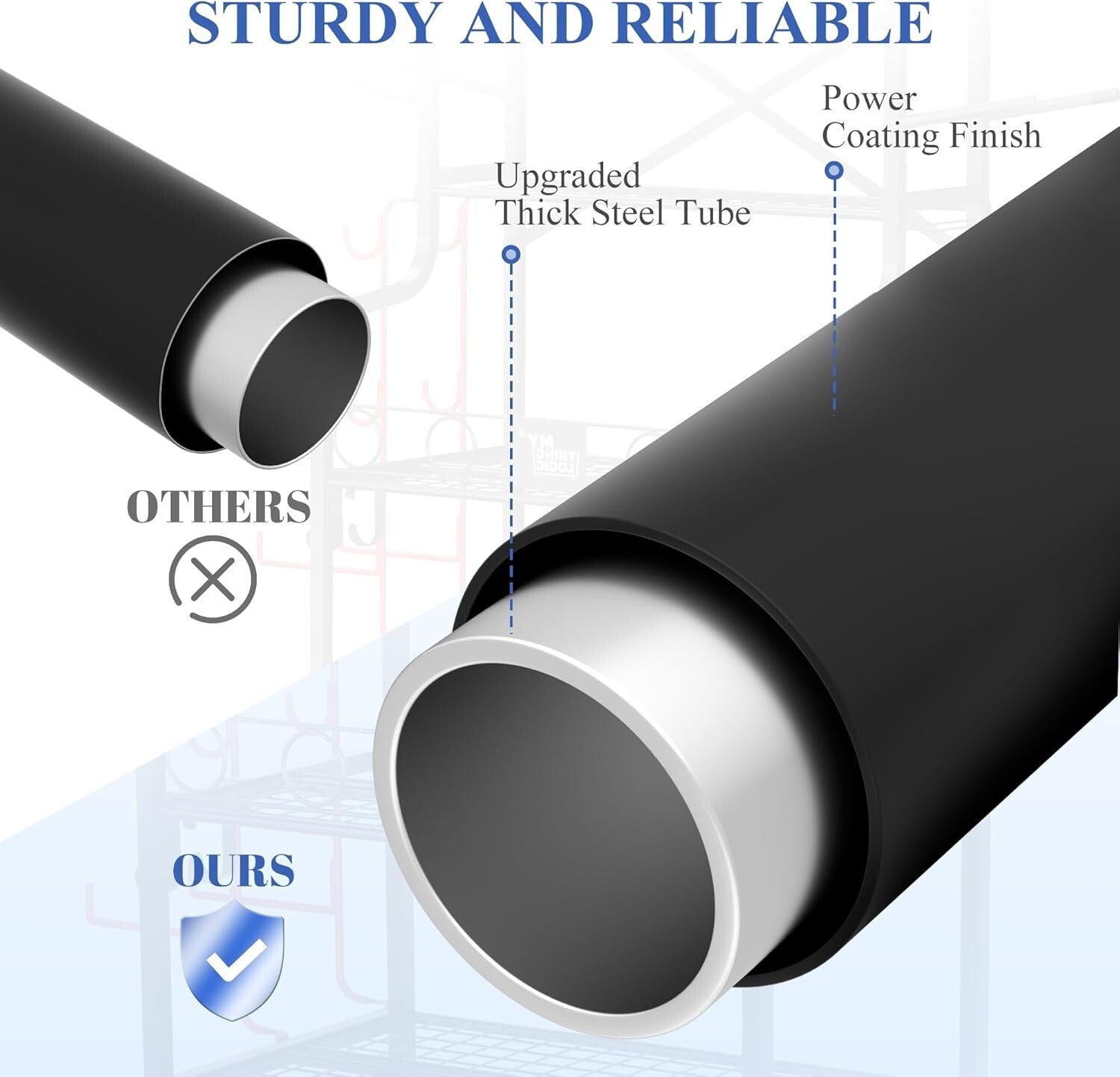 Efficient 3-Tier Rack for Organizing Yoga Mats, Balls & Resistance Bands