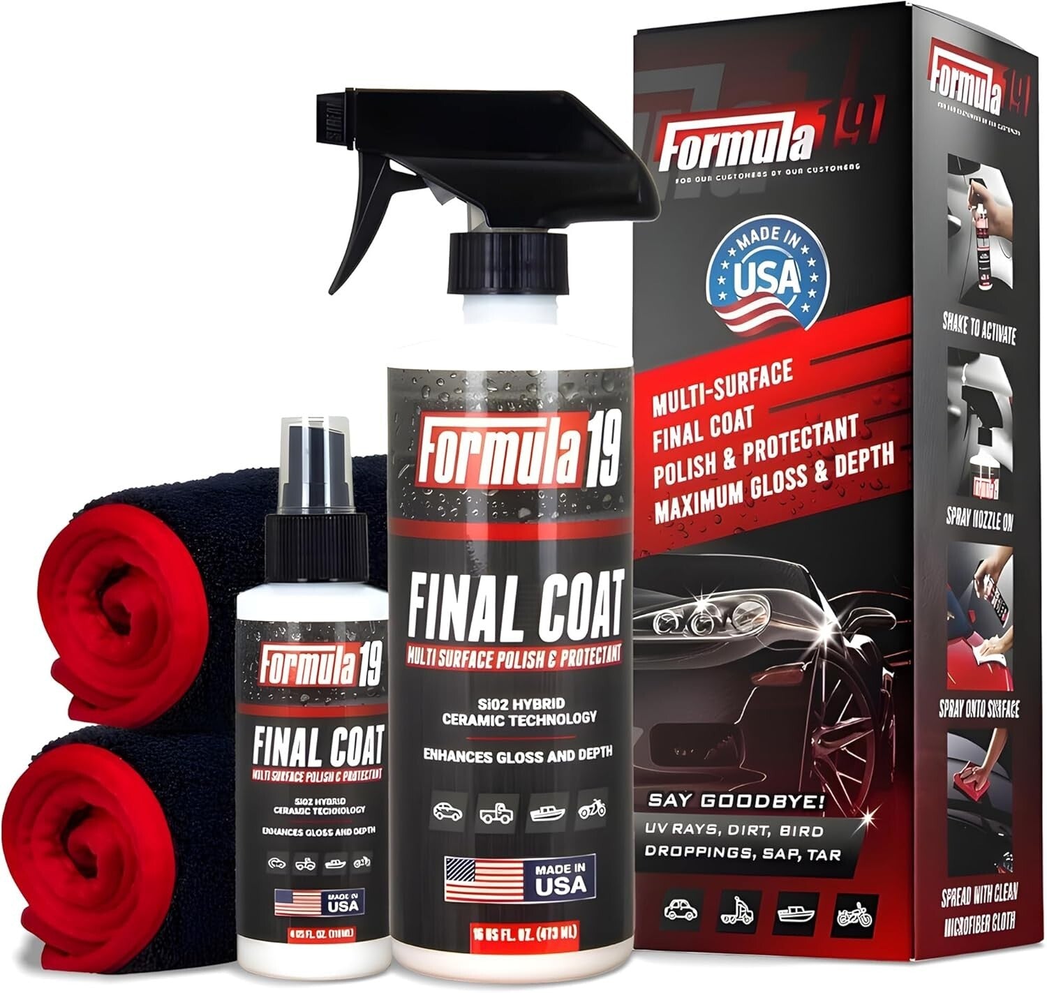 Eco-Friendly Ceramic Coating Spray - Protect & Shine Your Vehicles Effortlessly