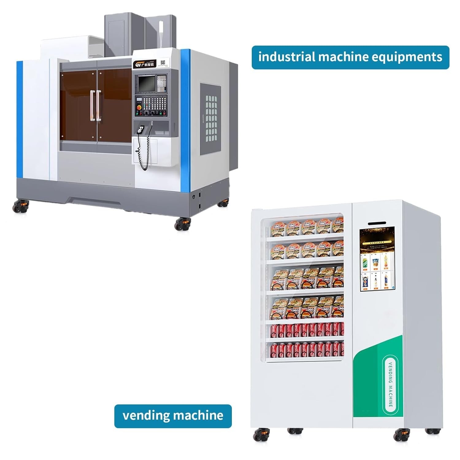 Adjustable Stem Leveling Casters - 4 Pcs for Industrial Equipment & Workbench
