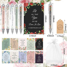 Load image into Gallery viewer, Versatile 200 Pcs Bible Verse Gift Set - Journals, Bamboo Pens, Organza Bags