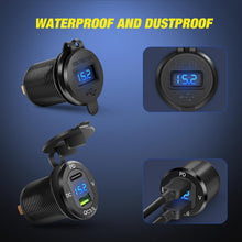 Load image into Gallery viewer, High-Speed USB Charger &amp; Waterproof Rocker Switch Panel for Trucks, Boats, RVs