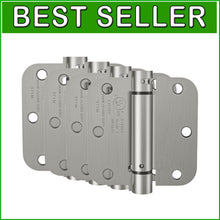 Load image into Gallery viewer, Durable Self Closing Spring Hinge, 3.5'' - Supports Doors Up to 80 lbs, 4 Pack