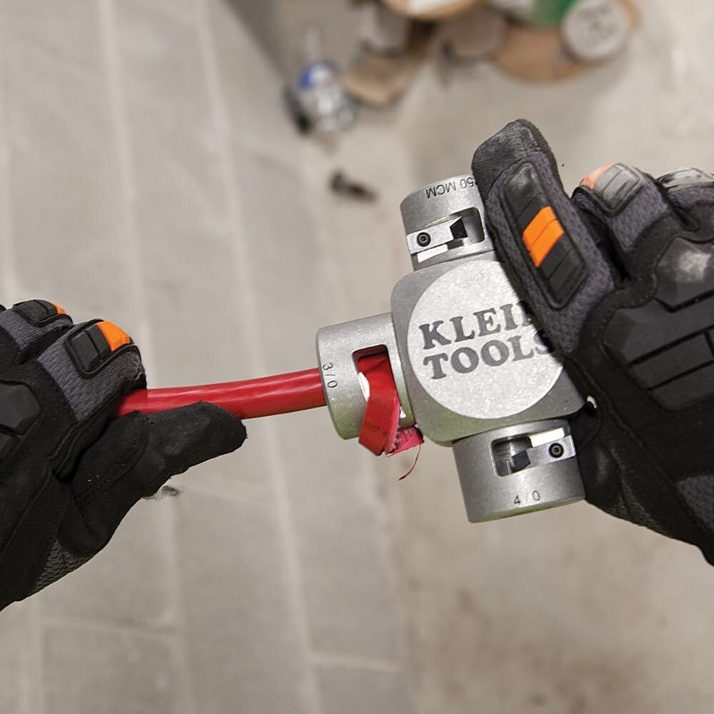 Versatile Large Cable Stripper for Professionals, 250 MCM - 2/0 Insulation Tool