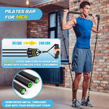 Load image into Gallery viewer, Multifunctional Yoga Pilates Bar with Heavy-Duty Metal Buckle for Smart Workouts