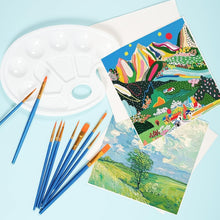 Load image into Gallery viewer, Deluxe 330-Pcs Paint Brushes and Palettes Set for Beginners to Advanced Artists