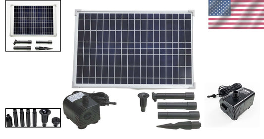 Eco-Friendly 25W Solar Water Pump for Aquatic Settings - No Wiring Required
